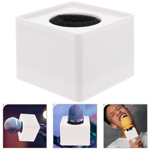 Microfone Portátil Abs Moldagem Por Injeção Quadrado Em Forma De Cubo Entrevista Microfone Microfone