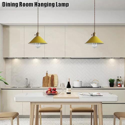 Abat-Jour en Fer suspendu E27, luminaire décoratif au design géométrique raffiné