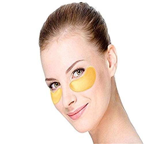 Jakuva 30 Pairs 24K Gold Gel Collagen Under Eye Patches For Puffy Eyes,Dark Circles & Reduce Wrinkles,Moisturizing Eye Masks For Face Care,Under Eye Mask Eye Pads For Your Beauty Skin Care #TOP6