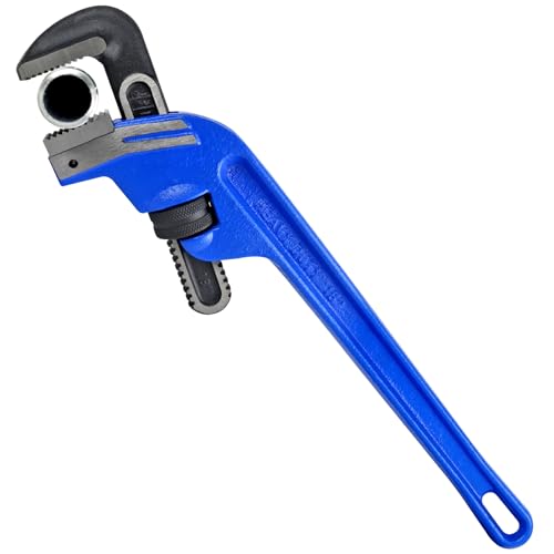 KARRYTON 18 Inch End Pipe Wrench, Adjustable Jaw Opening 3.25