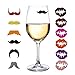 Aeroway Silicone Drink Marker,12 pcs-6 for Him & 6 for Her