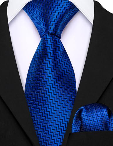Image of Barry.Wang Boys Ties School Pre-Tied Kids Necktie Handkerchief Clip Set Uniforms Child Ties for 8-14 Years Wedding Party
