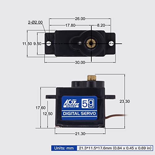 Agfrc B05CLS Sub-Micro Rc Servo Motor thumb #3