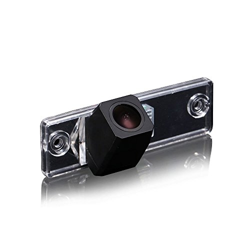 Image of Rear View Back Up Reverse Parking Camera in License Plate Lighting Night Version (NTSC) for Saab 9-3 /93 /9-X / 97X / 9-4X /95 /9-5 Toyota Land Cruiser Prado (Model B= Screw)