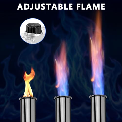 Image of ARTFLAMM Powerful Propane Torch Gun with Adjustable Flame, Cooking Torch for BBQ, Searing Steak, Campfire, Charcoal Grills & Sous Vide - Flamethrower Blow Torch Lighter (Tank Not Included)