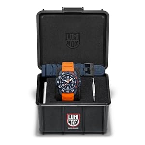 Set Reloj y Correa Luminox Para Hombre XS.3253.CBNSF.SET Naranja, Naranja