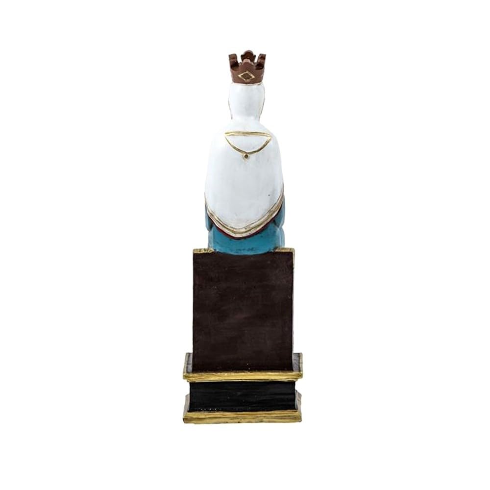 Virgen Románica figura religiosa de 20 cm. imagen acabada en resina