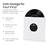 7 Inch Vinyl Record Sleeves White Paper Inner Sleeves for Singles & EP Records – Protective Anti-Scuff Replacement Covers for 45RPM Vinyl Storage & Protection (25) #4