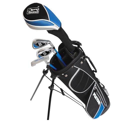 PGA Tour GS1 Series Junior 7-Piece Golf Club Set, L,