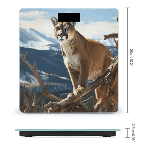 Báscula digital de baño Panther Mountain Lion para peso corporal miniatura 2