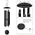ASTARIN 45 in Memorial Wind Chimes Large with 6 Heavy Tubes, Large Deep Tone Wind Chimes Outdoor for Garden Hanging Décor,Sympathy Gifts. Black