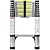 Folding Ladder Aluminum Telescopic Extension Ladders EN131 Standard with Spring Loaded Locking Mechanism(2.6M/8.5Ft)