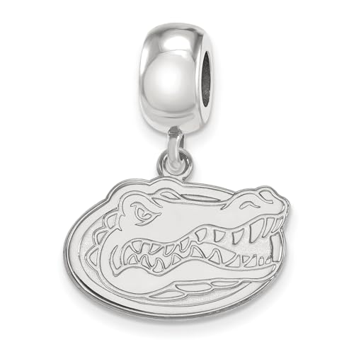 Florida Bead Charm Small (1/2 Inch) Dangle (Sterling Silver)