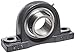 Hub City PB250URX2-1/4 Pillow Block Mounted Bearing, Normal Duty, Low Shaft Height, Relube, Setscrew Locking Collar, Narrow Inner Race, Cast Iron Housing, 2-1/4" Bore, 2.94" Length Through Bore, 2.688" Base To Height