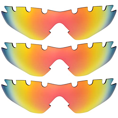 Verres polarisés Oakley M2 ventilés rouges pour remplacer des optiques rayées