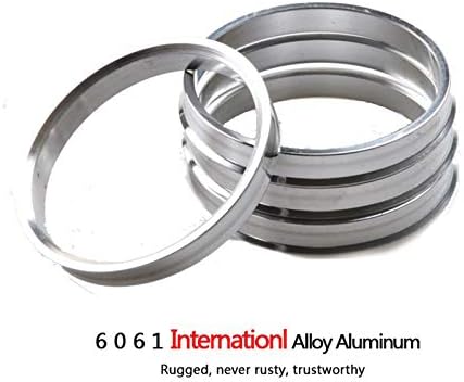 4pc Wheel Hub Centric Rings 72.6 to 70.3, Alloy Aluminum Hubcentric Rings