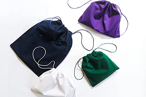 28x22" Navy Blue Handmade in USA Cotton Polyester Colors Drawstring Dust Bag for Handbag, Sneakers, Clothes, Accessories, Travel, Storage, gift or packaging (Large 28x22", Dark Blue)4