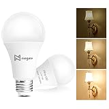 Noger 3 Way Light Bulbs A19, 30 70 100W Equivalent, 3000K Soft White, 3 Way E26 Light Bulbs for Read