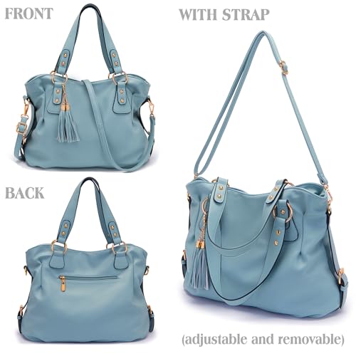 Bolso de mujer Soperwillton set 4 piezas cuero PU miniatura 3