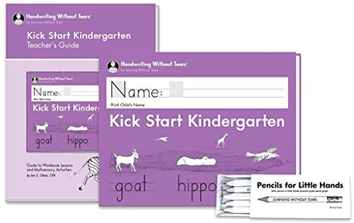 Handwriting Without Tears, Kick Start Kindergarten Printing Bundle, Age 5+, Pre-K +,Student Workbook...