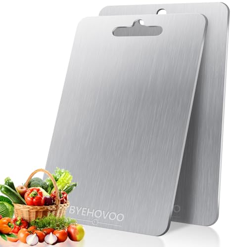 Titanium Cutting Board for Kitchen,100% Pure Titanium Cutting Board Non-Toxic