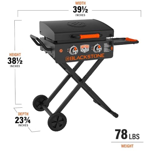 Blackstone On The Go 22" Omnivore Griddle RV-Ready Package - Includes Propane Quick Connect and Griddle Tool Kit - The Ultimate Blackstone Grill Kit