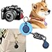 Mllepjdh Case for Airtags Holder Silicone Keyring Case TrackerChain Locator Finder Accessories Anti-Lost Covers
