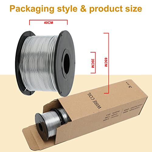 image for MYLTW 5 Rolls Rebar Tie Wire Coil,Rebar Wire Tie Tool,1/32