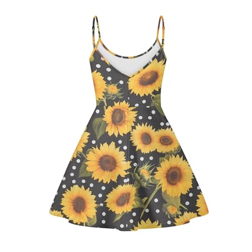 Image of Spaghetti Strap Midi Satin Dresses Summer Sleeveless Sundree Women Girl Beach Party Swing Dress