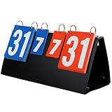 Sports Dashboard, Portable Dashboard, 4 Digit Dashboard for Basketball, Football, Football, Tennis, Badminton and Other Competition Sports.