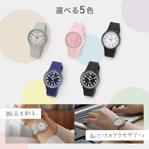 シチズン Q&Q アナログ ソーラー腕時計 E04A-004VK