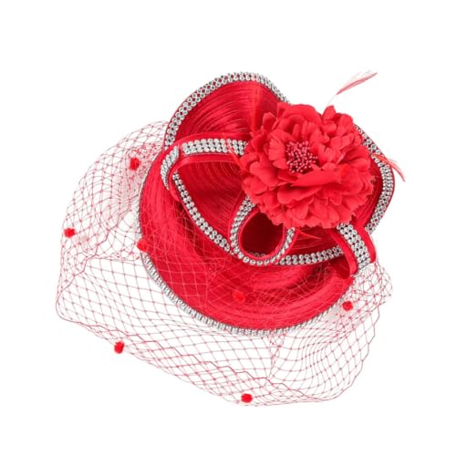 Chapeau pour femme mariage fleurs pince à cheveux cristaux cérémonie cocktail