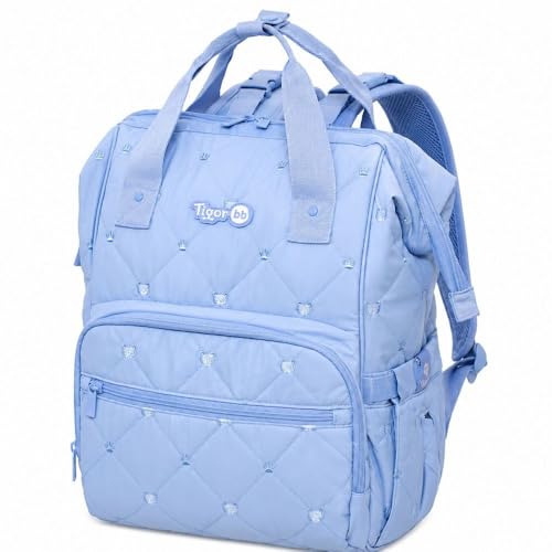 Mochila De Costas Maternidade Tigor Tigre BB Comfy Azul