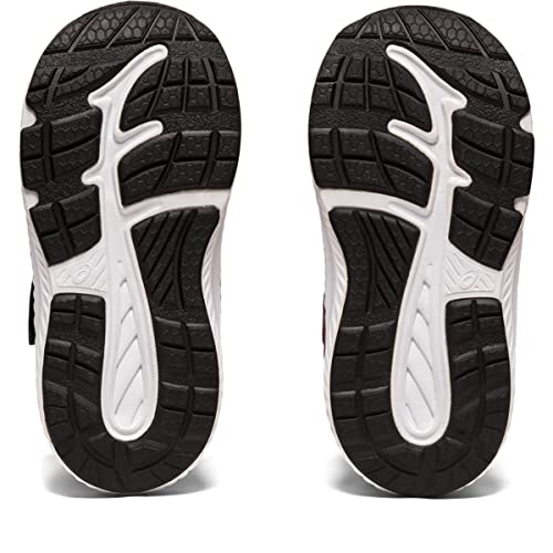 ASICS Tênis de corrida infantil Contend 7, Oceano escuro/vermelho clássico, 4 Toddler