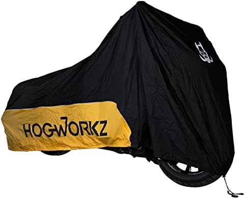HOGWORKZ® Outdoor/Indoor Motorcycle Cover for Harley Davidson Touring Street Glide Road King Electra Glide Road Glide