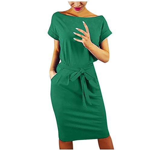 Robe t-shirt verte XXL pour femme la tenue de mi-saison idéale - 2