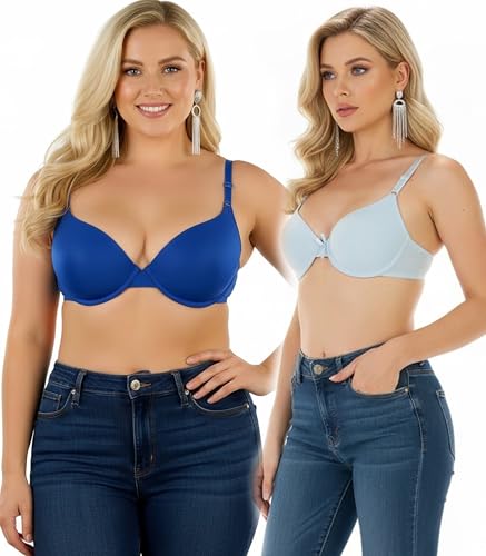 Image of ToBeInStyle Women's Pack of 6 Classic Style Underwire Supportive Padded Bras