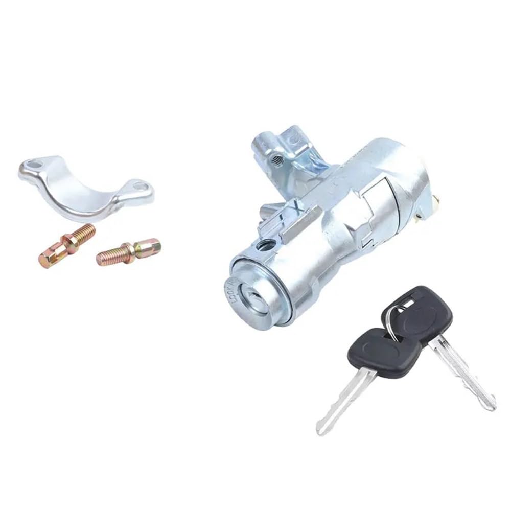 Zhjlut One Color Car Lock Cylinder 45020-12-11 450201211 Compatible With Toyota For Corolla 1998-2002 For Rav4 1998-2000 Car Ignition Lock Cylinder Assembly With 2 Keys