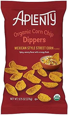 Aplenty Organic Mexican Style Street Corn Chip Dippers, 9.75 Oz