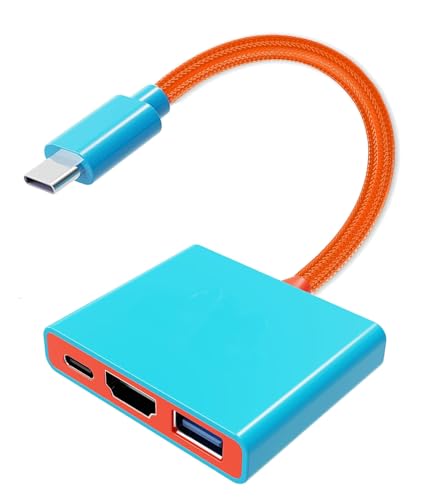 Adaptateur USB C vers HDMI 8K avec port USB 3.2 et répartiteur Type-C pour iPad Pro