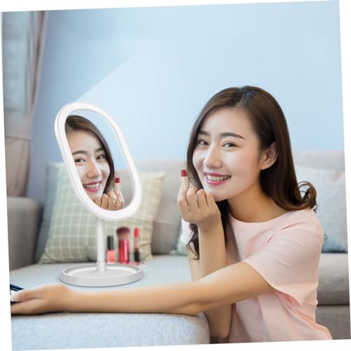 Espejo Maquillaje Ovalado LED Táctil 180° Angoily miniatura 4