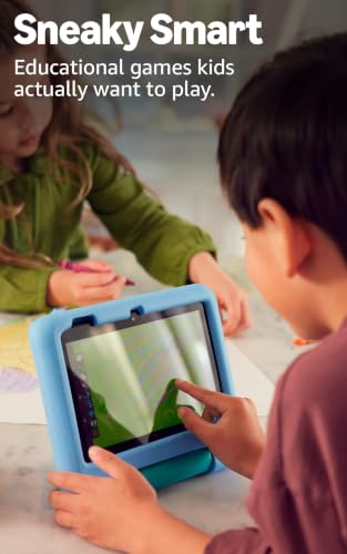Amazon Fire 7 Kids tablet (newest model) ages 3-7. Top-selling 7" kids tablet on Amazon. Includes 6 months of ad-free and exclusive content, easy parental controls, 10-hr battery, 16 GB, Purple - image 3
