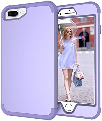 iPhone 8 Plus/iPhone 7 Plus/iPhone 6S Plus/iPhone 6 Plus Case,Yoomer 3 in 1 Shockproof &Scratch-Resistant Hybrid Impact Armor Defender Hard Back Cover Case for iPhone 8 Plus/7 Plus/6S Plus/6 Plus 5.5"