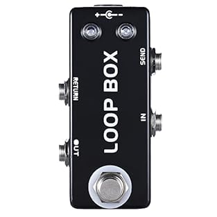 [Working Status Display] Led indicator light for easy monitoring and control. [True Bypass Function] Guitar loop effect pedal with true bypass for seamless sound transitions. [Route Selection] Support route selection, ideal for bass guitar pedals. [D...