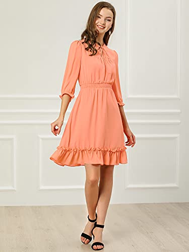 El mejor review de Vestido color salmón de esta semana. 3 Imagen adicional
