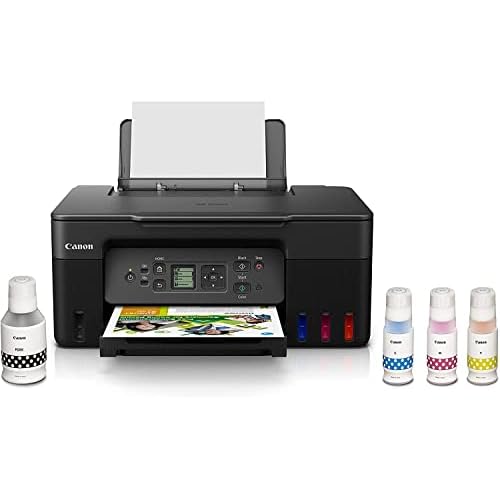 Canon PIXMA G3270 – MegaTank Ink Tank Wireless Printer, Colour All-in-One, Printer, Scanner, Copier, Mobile Friendly, Black
