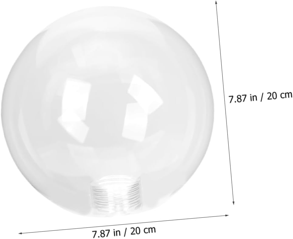 Clear Globe Lampshade Replacement Easy to Install Light Cover for Ceiling Lamps Suitable for Home Decoration Bedroom and Living Room Delicate Design