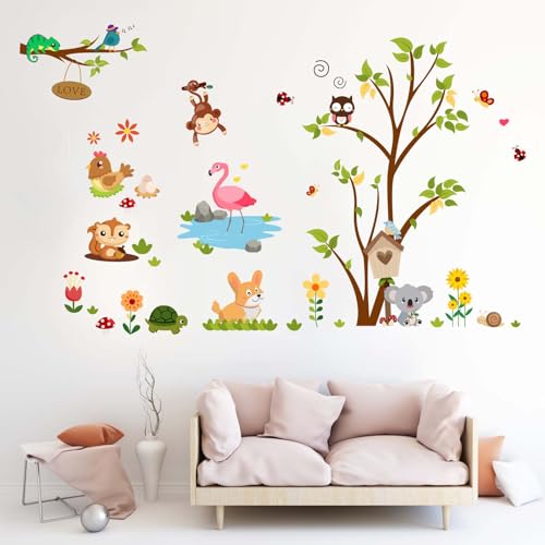 Vinilos Decorativos Animales para Pared 40x37 pulgadas miniatura 2