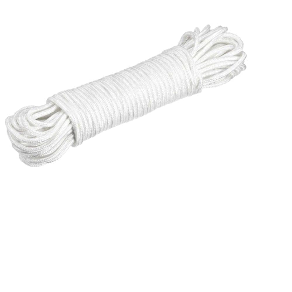 ABB Ropes & Niwars 4 MM Nylon Rope or Multicolor Multipurpose Cloth Hanging Rope for Both and Camping, DIY Projects, Indoor and Outdoor Purpose (White, 10 Meter)-image-30