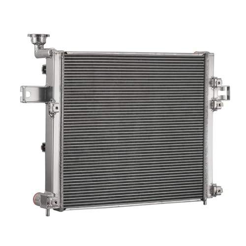 3 Row Aluminum Radiator for 1999-2005 Jeep Grand Cherokee WJ/WG 4.7L V8 Crossflow Radiador MT Radiators Shroud With 1x16" Fan 1999 2000 2001 2002 2003 2004 2005 99 00 01 02 03 04 05 - Image 5